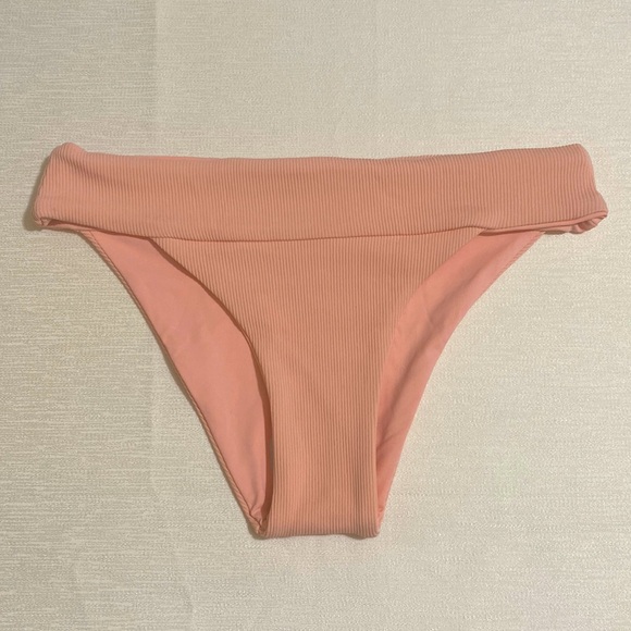 L*SPACE Women's VERONICA BOTTOM Ribbed Bikini Bottom Size S - Picture 3 of 5